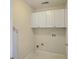 Functional laundry room features built-in cabinets for efficient storage solutions at 143 Moon Dance Ln, Summerville, SC 29483