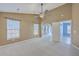 Spacious main bedroom suite with vaulted ceiling, ceiling fan, and natural light, creating a relaxing private retreat at 143 Moon Dance Ln, Summerville, SC 29483