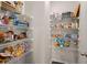 Well-organized pantry with wire shelving offering lots of storage space at 162 Cherry Grv Dr, Summerville, SC 29483