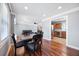 Open dining area seamlessly connected to the living room and kitchen, great for entertaining at 166 Westminister Blvd, Goose Creek, SC 29445