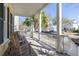 Relaxing covered front porch with rocking chairs and views of the neighborhood at 1676 Paradise Lake Dr, Mount Pleasant, SC 29464