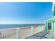 Beautiful balcony view of the ocean and sandy beach, perfect for relaxation at 1699 E Ashley Ave # B, Folly Beach, SC 29439