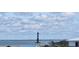 Expansive water views with a lighthouse in the distance beneath a bright sky with scattered clouds at 1699 E Ashley Ave # B, Folly Beach, SC 29439