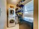 Laundry room featuring stacked washer/dryer units and shelving at 1898 Hialeah Ct, Charleston, SC 29414