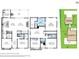 Detailed floor plan showing the layout of the home including bedrooms, bathrooms, and living spaces at 201 Symphony Ave, Summerville, SC 29486