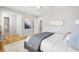 Light-filled main bedroom features hardwood floors and ensuite bathroom at 209 Brailsford Rd, Summerville, SC 29485