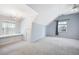 Bright bedroom with an angled ceiling, bench seat, and large window at 214 Shelby Shea Ln, Moncks Corner, SC 29461