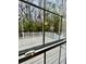 Backyard view through a window at 344 Eagle Ridge Rd, Summerville, SC 29485