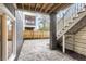 Paver patio with access to the main house and views of the fenced backyard at 3726 Apiary Ln, Johns Island, SC 29455