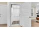 Convenient home elevator with an open door, seamlessly integrated into the home's design for accessibility at 3726 Apiary Ln, Johns Island, SC 29455