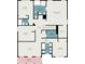Second floor plan displaying bedrooms, bathrooms, and the primary suite at 624 Sienna Way, Summerville, SC 29486