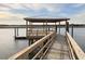 Picturesque wooden dock on the water, offering stunning views and access to waterfront activities at 925 Fish Camp Rd, Charleston, SC 29492