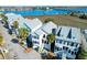 Coastal home with a gray roof near marshland and a bridge with water views at 94 W 2Nd St, Folly Beach, SC 29439