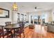 Bright living room with hardwood floors, water views, and comfortable seating at 94 W 2Nd St, Folly Beach, SC 29439