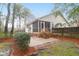 Charming backyard with a screened-in porch that offers a view of a wooded area and well-maintained yard at 109 Nelson Ct, Summerville, SC 29485