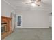 Spacious living room features a fireplace, neutral carpeting, and access to the backyard at 109 Nelson Ct, Summerville, SC 29485
