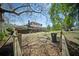 Expansive backyard featuring mature trees, a swing set, and a partially fenced perimeter at 1115 O T Wallace Blvd, Moncks Corner, SC 29461