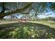 Shady backyard view featuring an enormous tree with a comfortable hammock and expansive green space at 1115 O T Wallace Blvd, Moncks Corner, SC 29461