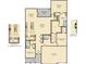 Spacious open-concept floor plan with kitchen, living room, bedrooms, and outdoor screened porch at 1156 Darling St, Summerville, SC 29485