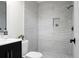 Beautiful bathroom featuring a walk-in shower, modern tiling, and a niche at 113 Harter Dr, Summerville, SC 29485
