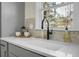 Modern kitchen sink with sleek faucet and natural light at 113 Harter Dr, Summerville, SC 29485