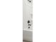 Close-up of modern shower and tub showcasing black fixtures and white tile surround at 126 Cantona Dr, Summerville, SC 29483