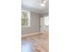 Bedroom features a ceiling fan, window with treed view, and walk-in closet at 1329 Wood Sorrel Dr, Moncks Corner, SC 29461