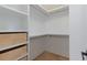Bright walk-in closet featuring wood drawers, and ample storage space at 1329 Wood Sorrel Dr, Moncks Corner, SC 29461