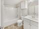 Bathroom with tub, shower, vanity, and medicine cabinet at 139 Gazania Way, Charleston, SC 29414