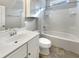 Bathroom with shower-tub combination, vanity, sink, and storage at 139 Gazania Way, Charleston, SC 29414