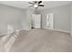 Spacious bedroom with ceiling fan and ensuite bathroom at 139 Gazania Way, Charleston, SC 29414
