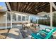 Outdoor patio with ample seating at 1393 Secessionville Rd, James Island, SC 29412