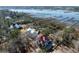 Waterfront property with lush landscaping and long private docks extending into the peaceful waters at 1464 Dupree Creek Rd, Awendaw, SC 29429