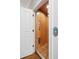 Interior view of a home elevator featuring wooden walls and a parquet floor pattern at 1464 Dupree Creek Rd, Awendaw, SC 29429