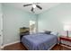 Bedroom featuring wood flooring, an aquarium and a small window at 1516 Oldenburg Dr, Mount Pleasant, SC 29466