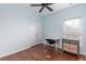Small bedroom featuring wood flooring, and a bright window for natural light at 1516 Oldenburg Dr, Mount Pleasant, SC 29466