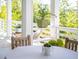 Outdoor patio shows comfortable seating, plants, and a serene view at 1543 Wando Landing St, Charleston, SC 29492