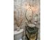 Stylish bathroom showcasing patterned wallpaper, unique fixtures, and modern design at 1543 Wando Landing St, Charleston, SC 29492