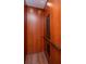 Interior shot of a wood-paneled residential elevator at 1543 Wando Landing St, Charleston, SC 29492