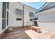 Back deck with wooden bench seating, perfect for outdoor entertaining and relaxing at 1714 Middle St, Sullivans Island, SC 29482