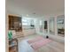 Home exercise room with hardwood floors, mirrors, and a sauna at 1714 Middle St, Sullivans Island, SC 29482