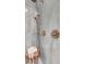 Modern shower featuring light marble tiling, bronze shower fixtures, and a bench with towels at 1714 Middle St, Sullivans Island, SC 29482