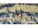 Aerial view of a neighborhood with large grass yards and waterfront views at 1739 Indigo Island Dr, Hanahan, SC 29410