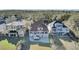 Gorgeous aerial view of waterfront houses each featuring lush lawn space, providing stunning water views and ultimate tranquility at 1739 Indigo Island Dr, Hanahan, SC 29410