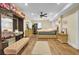 Spacious bedroom featuring a makeup vanity, bed and decorative rug at 1739 Indigo Island Dr, Hanahan, SC 29410
