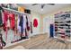 A well-organized closet provides plenty of space for storing clothing and accessories with shelving and hanging rods at 1739 Indigo Island Dr, Hanahan, SC 29410