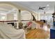Upstairs game room with foosball table and comfortable seating area overlooking the lower level at 1739 Indigo Island Dr, Hanahan, SC 29410
