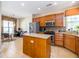 Open kitchen with island, stainless steel appliances and eat-in area at 192 Sea Lavender Ln, Summerville, SC 29486