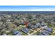 A high angle view displays a nice home situated in a leafy neighborhood with other houses nearby at 2028 Ironstone Aly, Charleston, SC 29407
