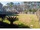 Spacious backyard with privacy fence and play area at 221 Waning Way, Charleston, SC 29492